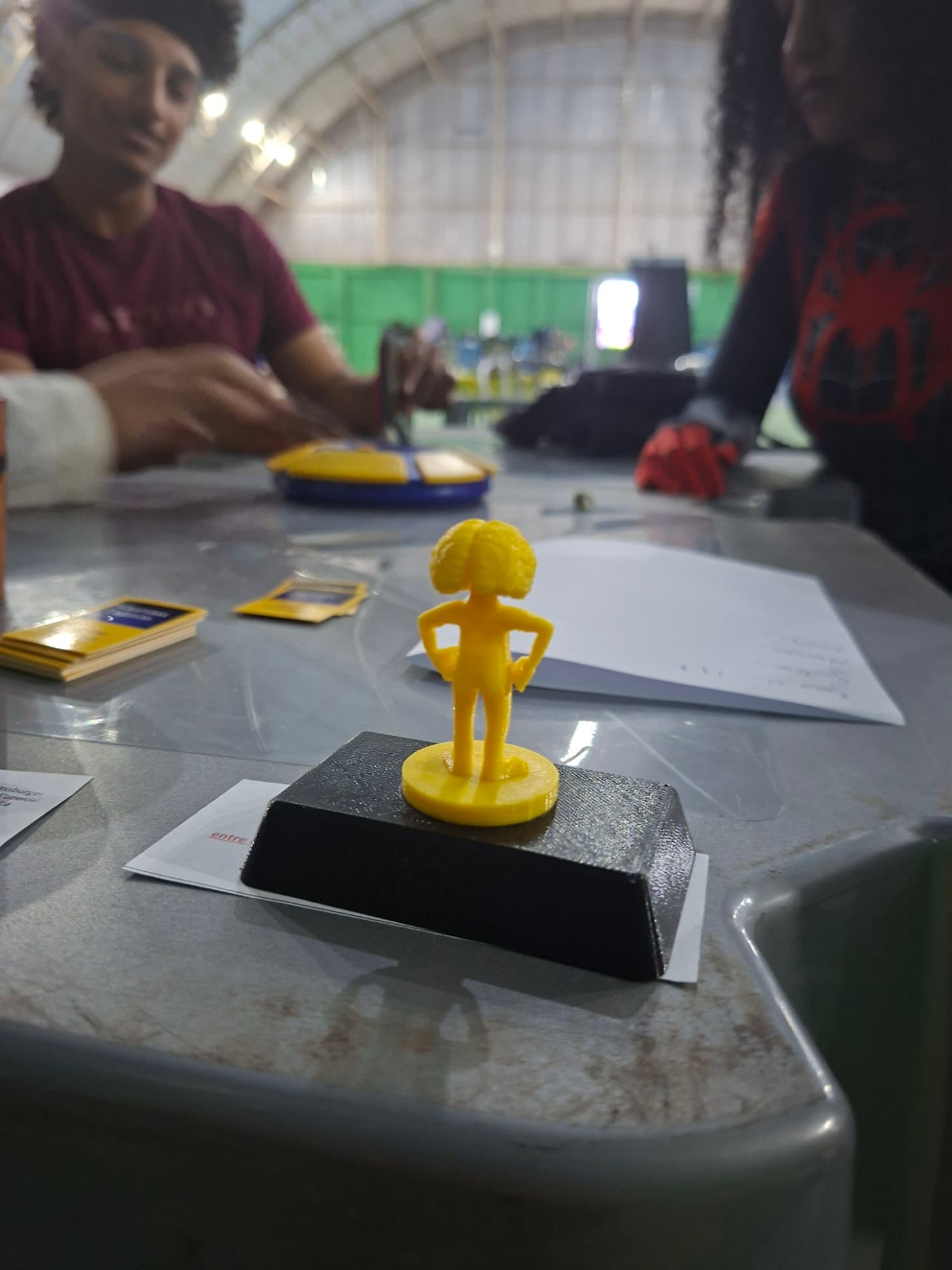 Miniatura 3D impressa como premio de torneio